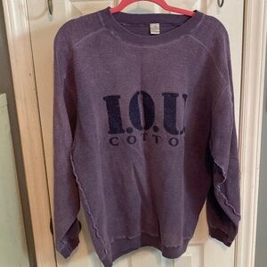 Authentic I.O.U. Purple Sweatshirt Size S